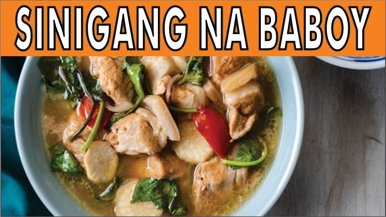 PORK SINIGANG IN REAL TAMARIND RECIPE BY COOKINGEE | SIMPLE AND EASY RECIPE