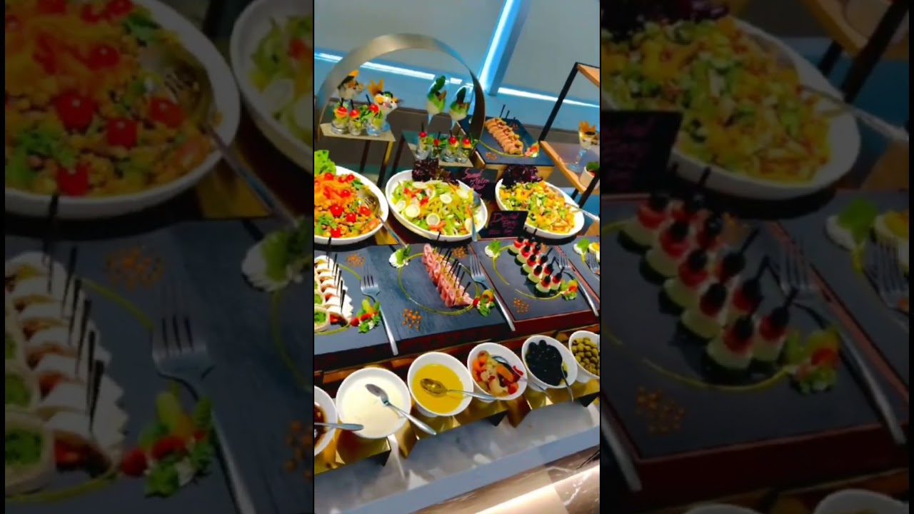buffet salad presentation 🥗❤ 
