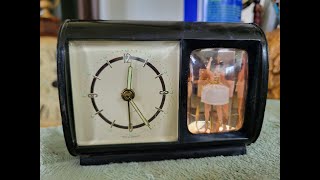 1950s Singing Bird Music Box Reuge Ballerina Alarm Clock
