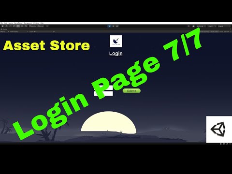 Unity Beginner Login Page Tutorial: Asset Store