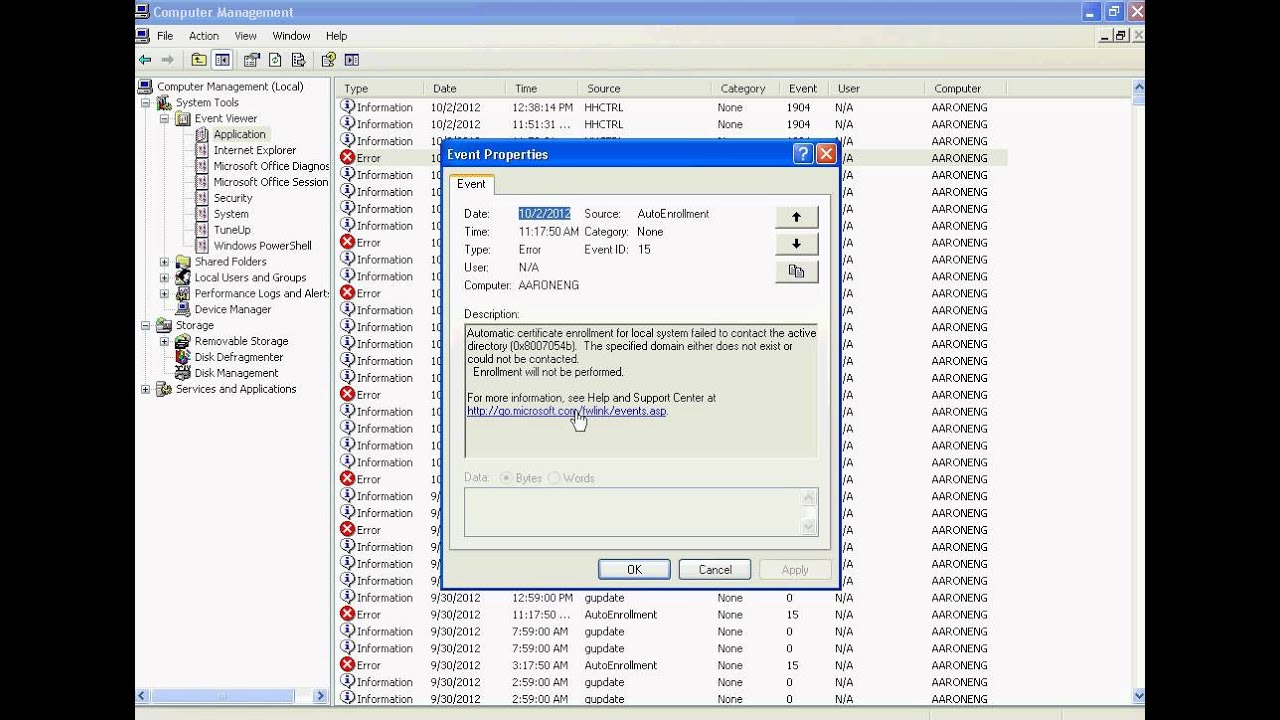 How to use Windows event viewer to solve computer problems.avi - YouTube