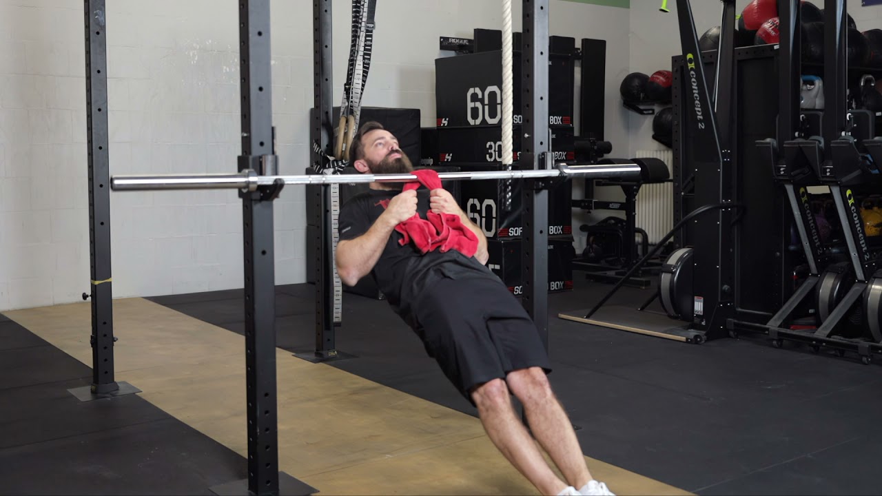 Australian Pull Up Top Hold with Towel - YouTube