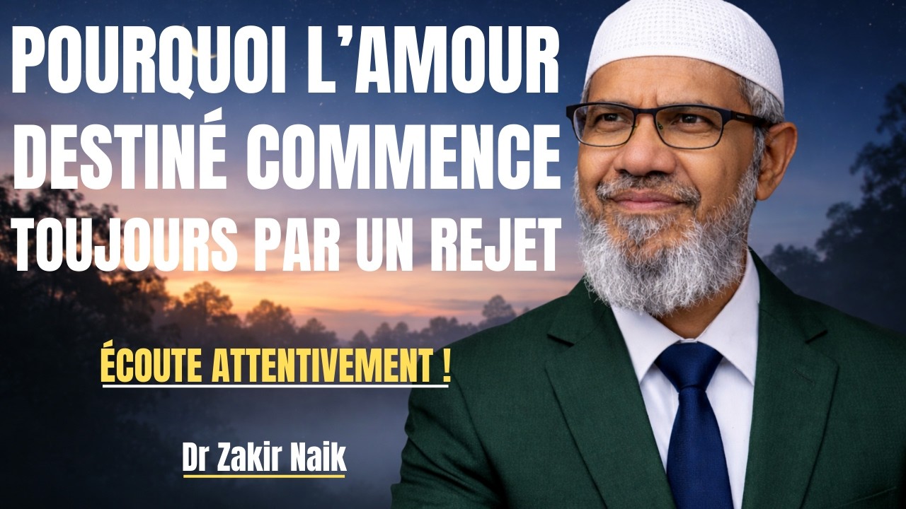 Conseil à Revoir : Pourquoi l’amour destiné commence toujours par un rejet |  Dr Zakir Naik