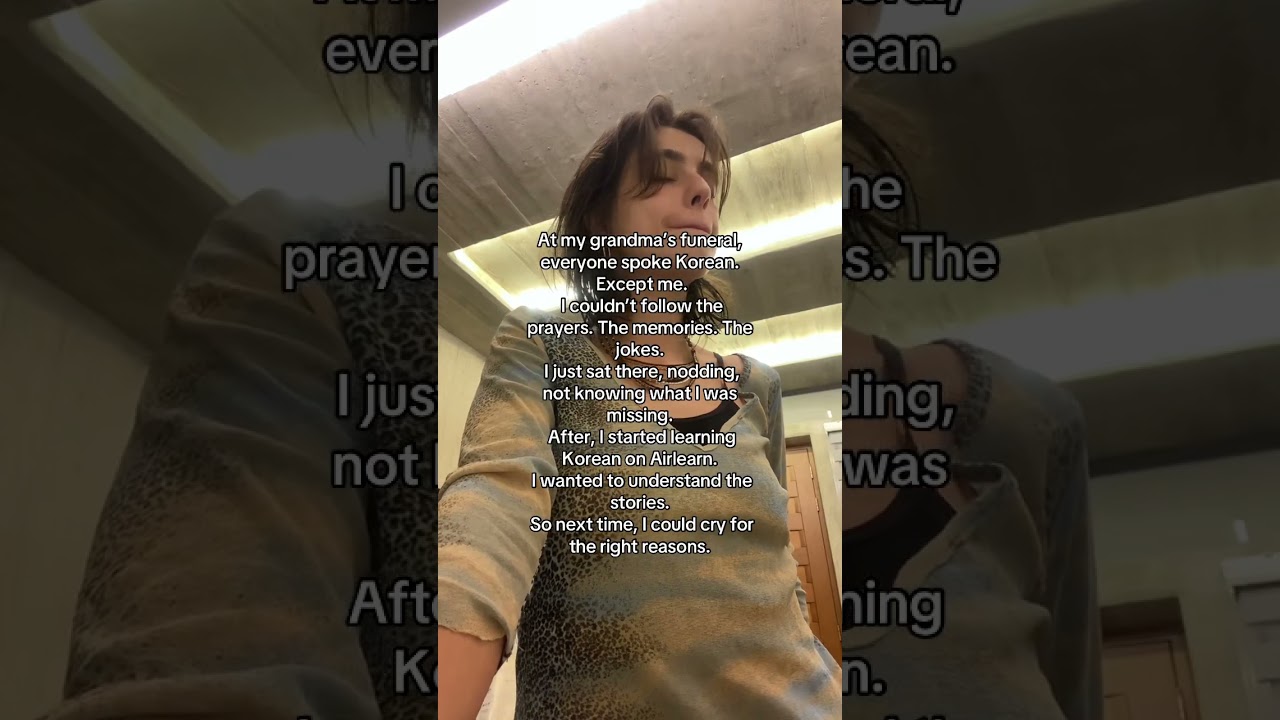 Grief sounds different when you don’t understand the language 💔