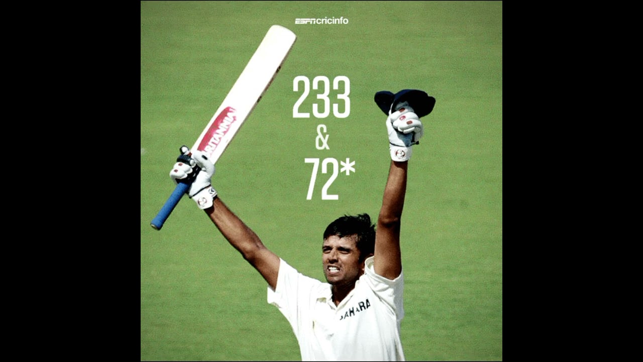 Rahul Dravid - The Wall of Indian cricket 