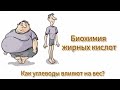 Биохимия жирных кислот.