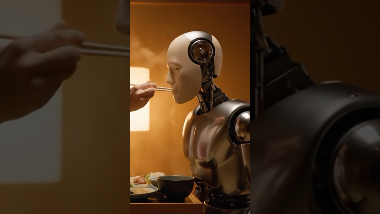 Does Robot can eat the food? 