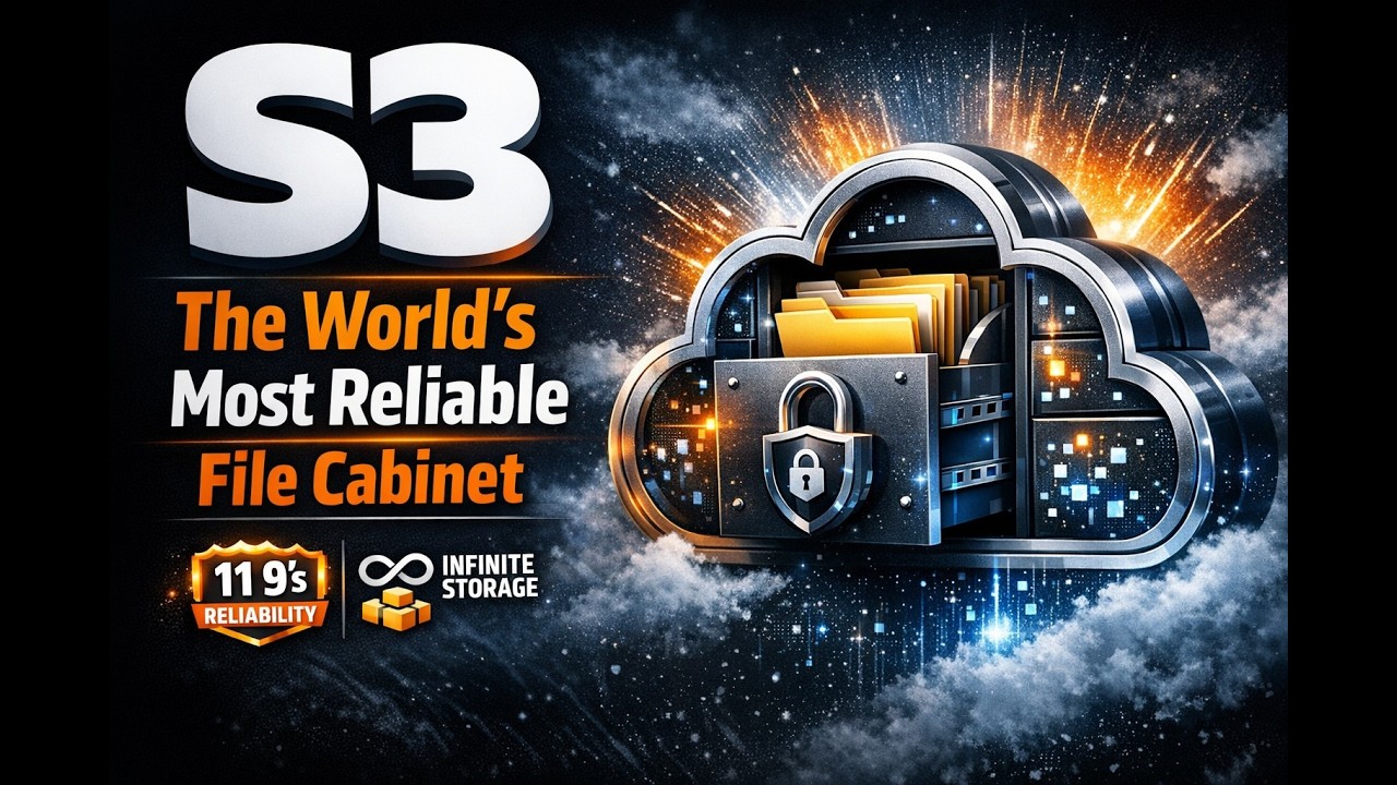 Amazon S3 Explained: The World’s Most Reliable File Cabinet (AWS Storage Deep Dive)