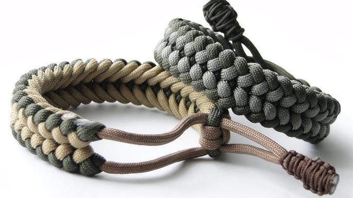 How to Make a Fishtail Knot and Loop Paracord Survival Bracelet Clean Way  