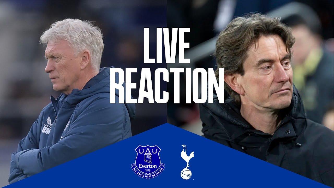EVERTON 0-3 TOTTENHAM HOTSPUR | Live post-match reaction from David Moyes and Thomas Frank