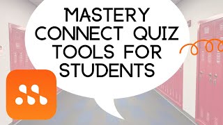Using the Accessibility Features in Mastery Connect | Students