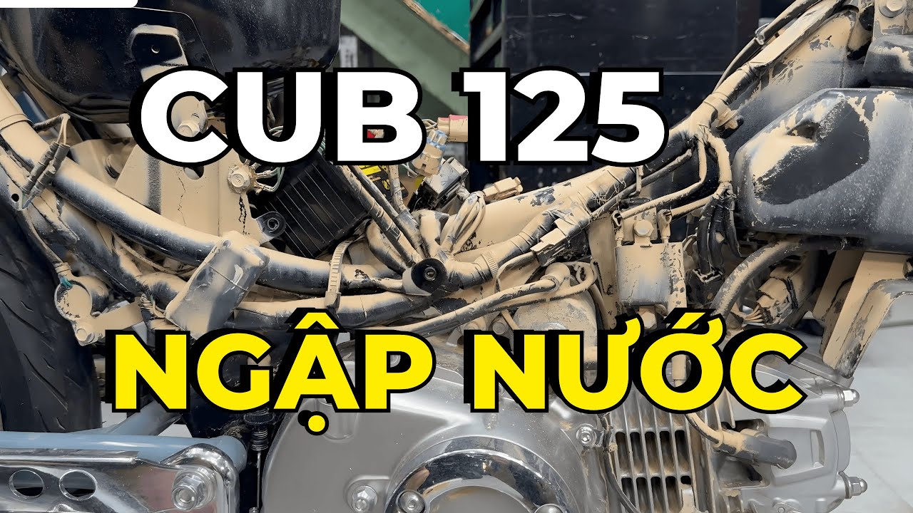SỰ THẬT VỀ XỬ LÝ CUB 125 NGẬP NƯỚC MÀ ÍT AI DÁM NÓI