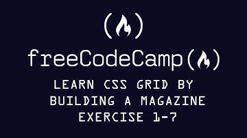 Free Code Camp Learn CSS Grid By Building a Magazine exercise 1-7