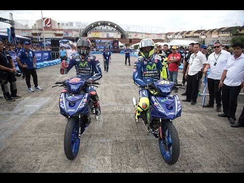 Rossi and Viñales in Action at the 2017 'Yamaha GP' Event
