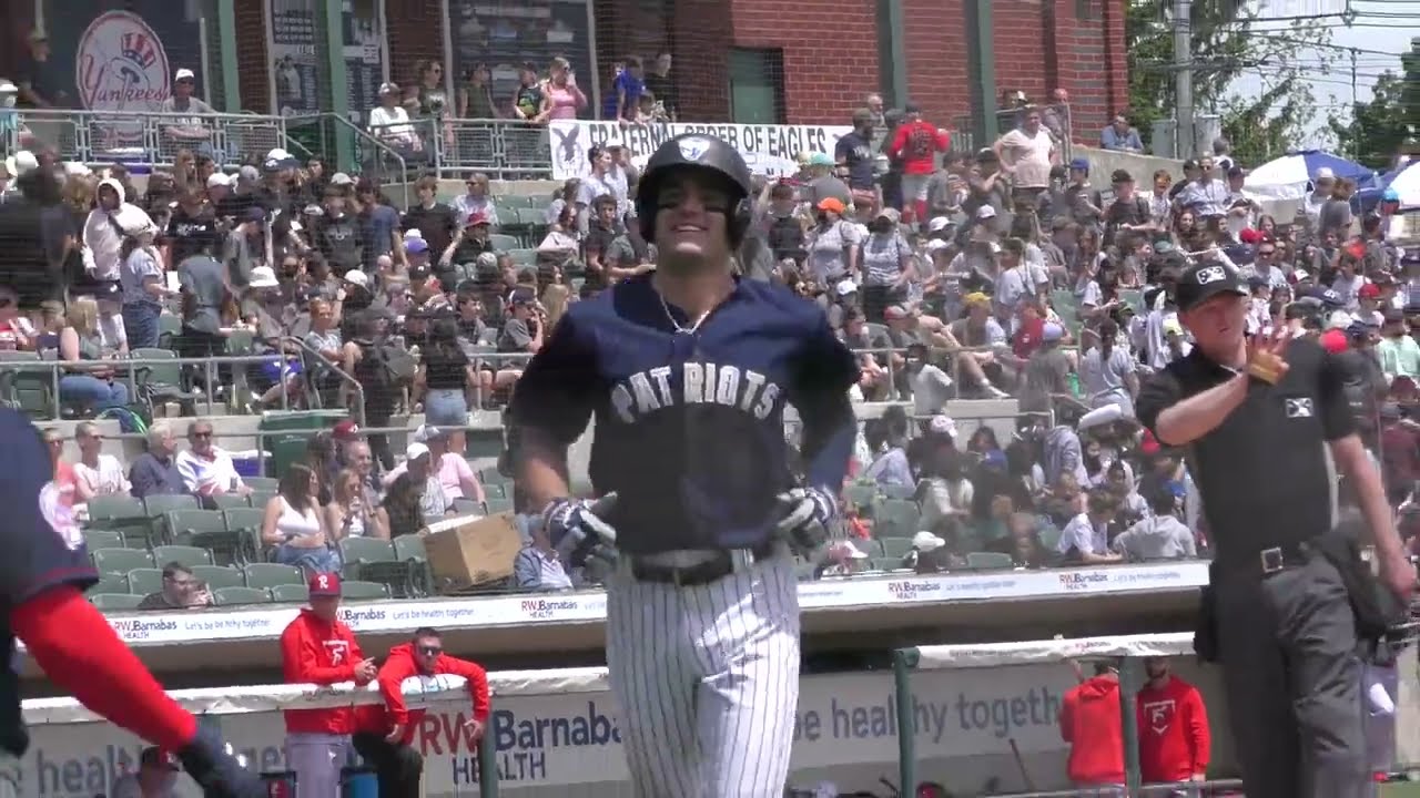 Max Burt Home Run - Somerset Patriots