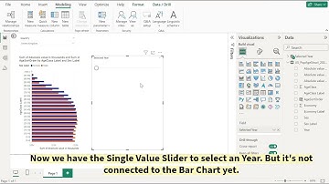 Explaining Single Value Slider in PowerBi in 1 minute