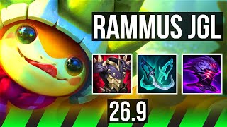 RAMMUS vs JARVAN IV (JGL) | Good KDA: 17/1/15 | EUW Master | 26.9