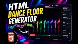 I Built an Infinite Dance Floor Generator in HTML