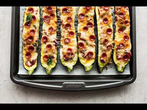 Zucchini Pizza Boats Recipe