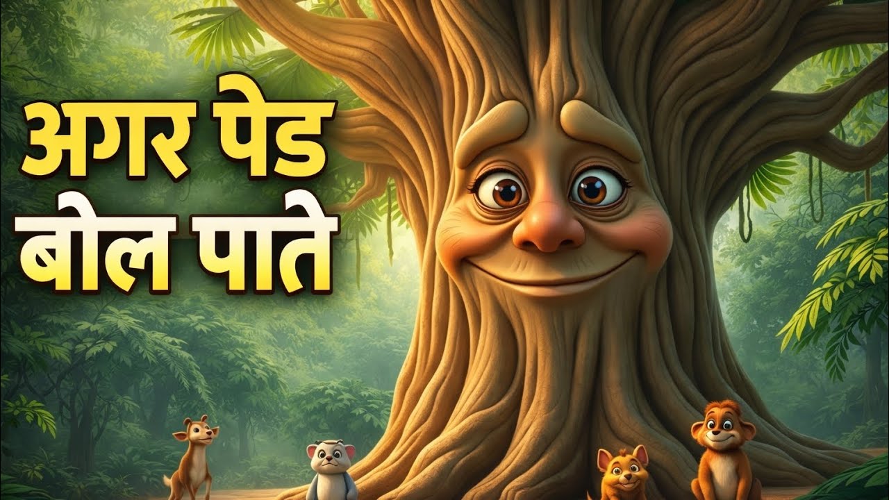 अगर पेड़ बोल पाते। जिवीत पेड़। 