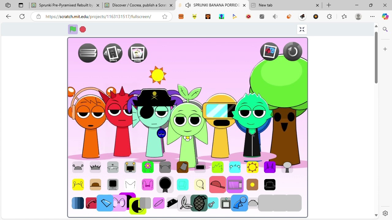 SPRUNKI BANANA PORRIDGE on Scratch and 4 more pages   Personal   Microsoft​ Edge 2025 05 04 15 57 47
