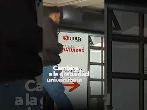 "Cambio en la gratuidad universitaria": esto es todo lo que debes saber