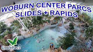 ALL WATER SLIDES + OUTDOOR RAPIDS - WOBURN CENTRE PARCS