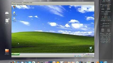 Ubuntu Linux running Windows XP in VirtualBox