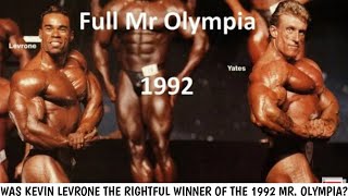 *Dorian Yates* V.S *Kevin Levrone* | In A Direct 1992 Mr. Olympia Comparison..