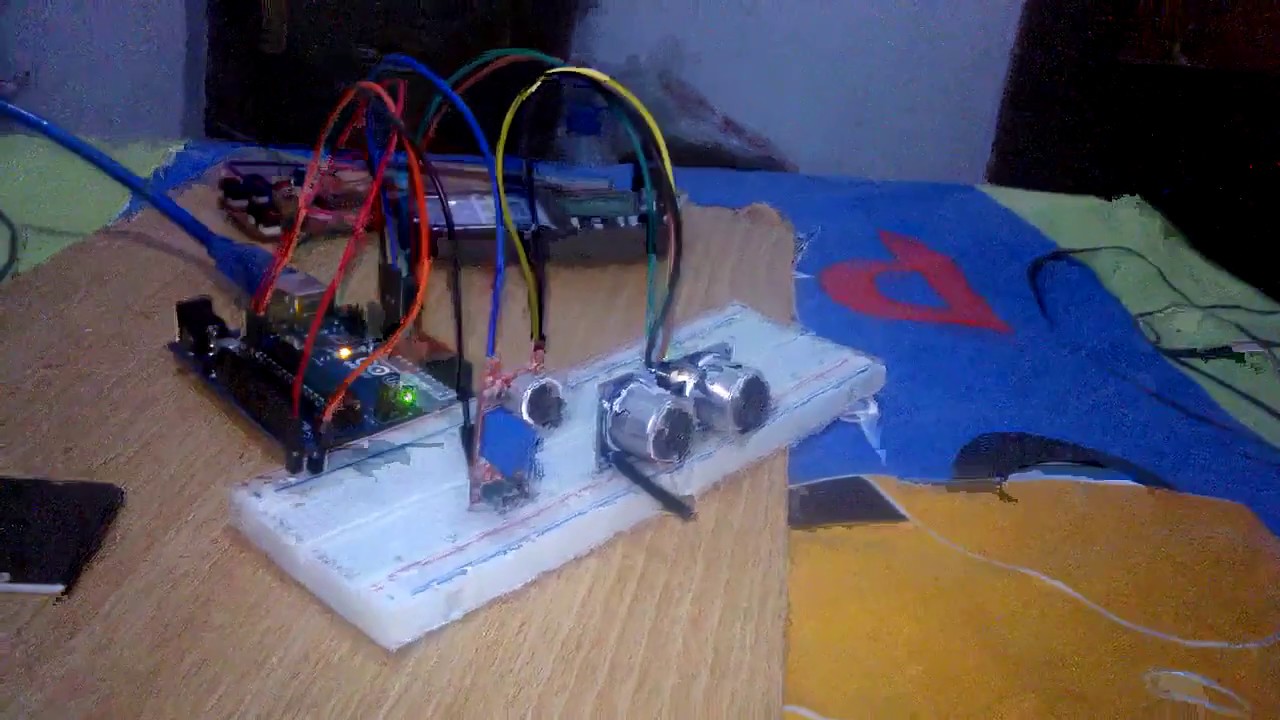 Arduino UNO - Obstacle Detector Using Ultrasonic Sensor (HC-SR04) - YouTube