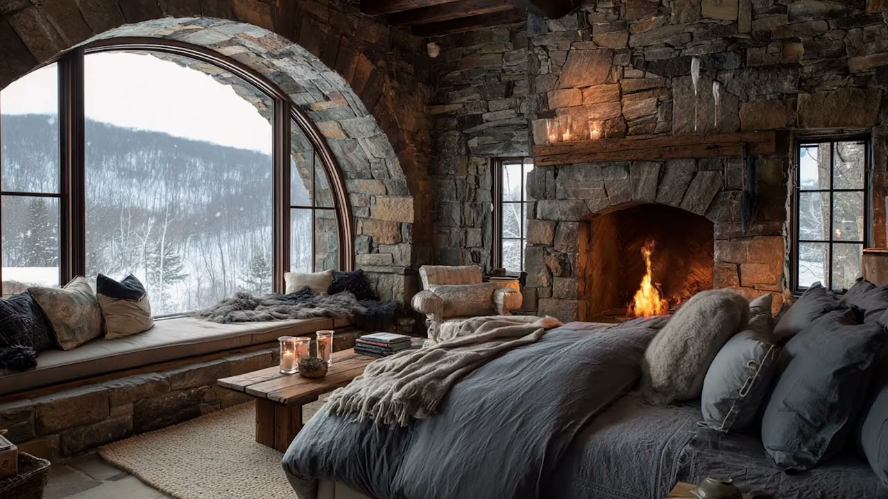 Beautiful Snowy Christmas Ambience 🎄Instrumental Christmas Music 🌲🎁 Christmas Ambience 2026