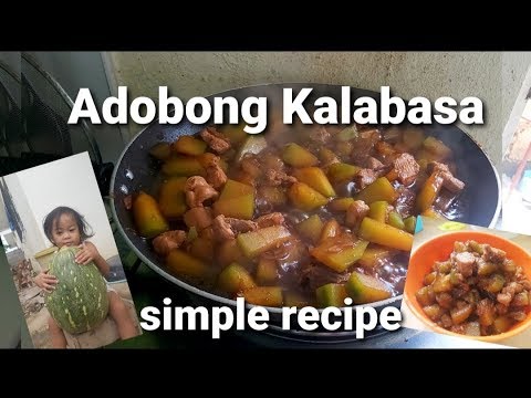 Video: Paano Magluto Ng Adobo Na Kalabasa