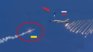 Big fire!! Russian MIG-29 fighter jet tracked by Ukrainian missile by SILENCER 8,004 views 1 month ago 8 minutes, 47 seconds
