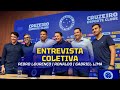 Entrevista  pedro loureno ronaldo e gabriel lima  ao vivo no cruzeiro