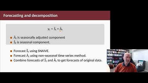 Forecasting Principles & Practice: 5.7 Forecasting with decomposition