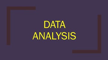 Data Analysis Video #2 - Displaying Categorical Data