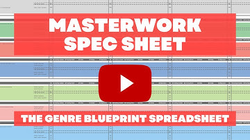 Masterwork Spec Sheet: Introducing the Genre Blueprint Spreadsheet