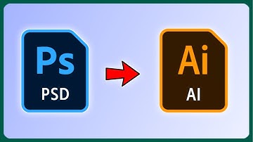 How to Convert Photoshop PSD file to Illustrator AI