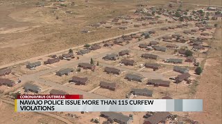 Navajo Police issue more than 115 curfew violations
