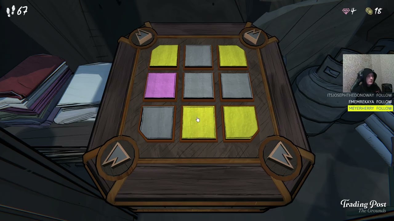 [Blue Prince] How to open puzzle box in the Trading Post room