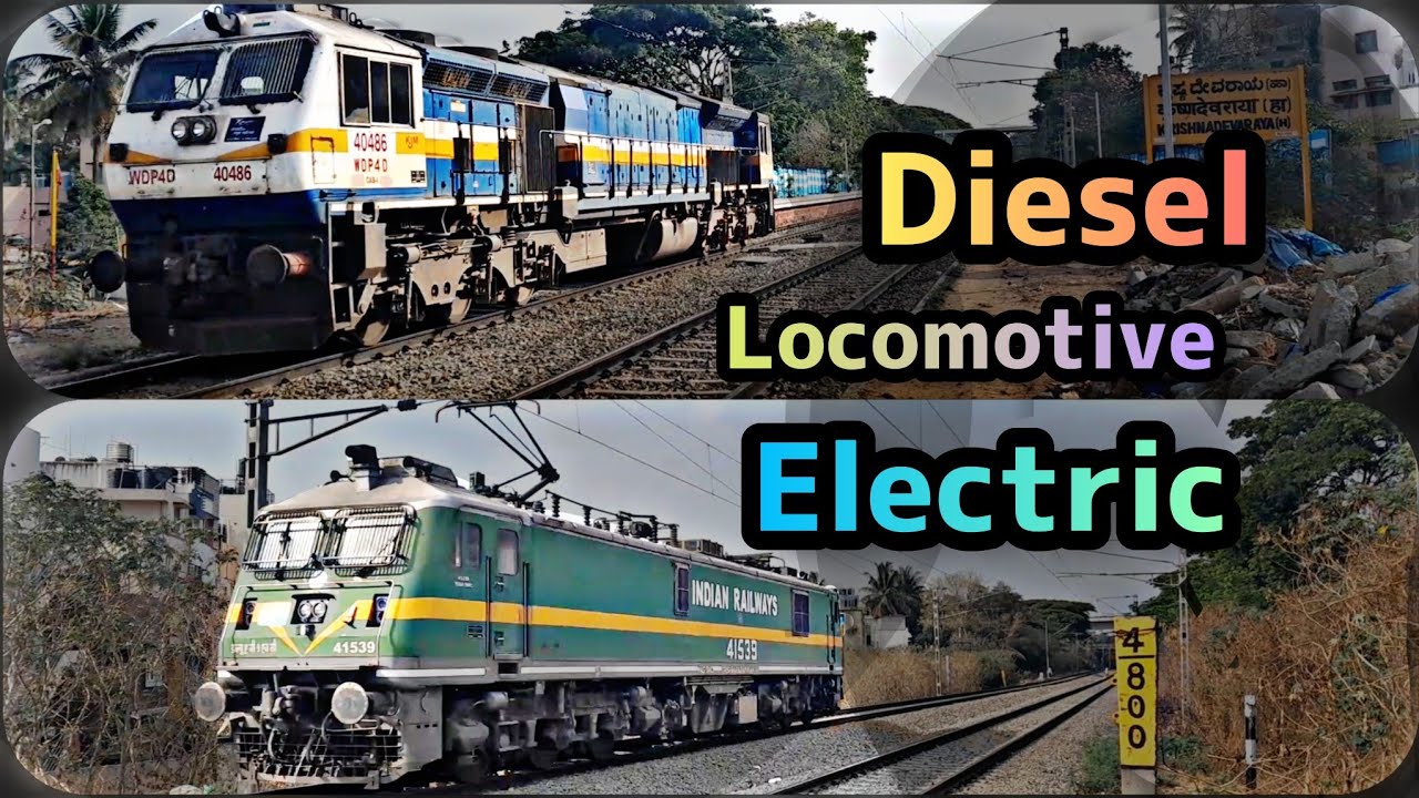 WAG9HC VS WDP4D Solo Race Electric vs Diesel