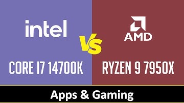 CORE I7 14700K vs RYZEN 9 7950X