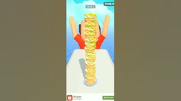 PANCAKE RUN Game All Levels Android,iOS Gameplay New Update Level #1 #Shorts