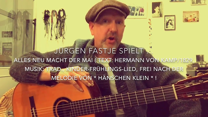 Alles neu macht der Mai 🌿🍓( Trad.-Frühlingslied ) hier gespielt und gesungen von Jürgen Fastje