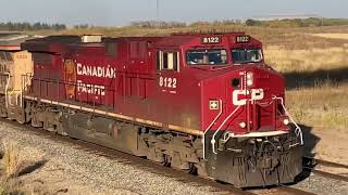 Best Catch so Far!!! 7 Locomotive Manifest on the CP Leduc Sub with Foreign Power!!!