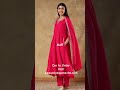 Premium Silk Anarkalii Suit in Ruby Pink Color. #anarkali #anarkalisuits #kurtis #dmtoorder