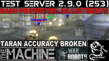 War Robots - Test Server 2.9.0 (253) - Broken Taran - Re balanced Double Dash - Zeus bugs fixed!