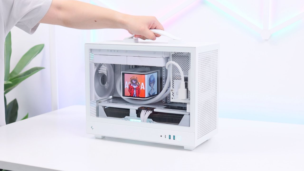 Deepcool CH160 Plus mATX Full White Aesthetic AMD PC BUILD