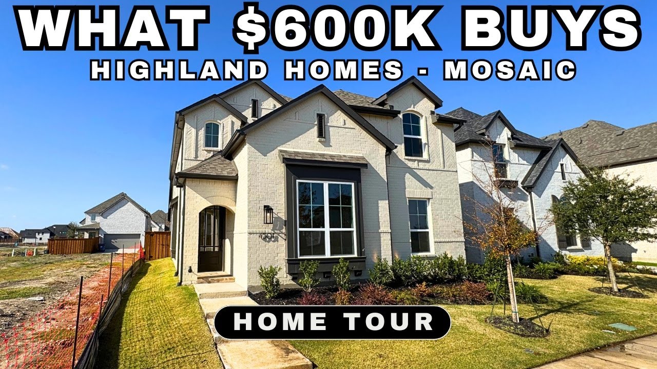 Вот что вы купите за 600 тысяч долларов в Mosaic | Highland Homes | Worthington Plan | Селина, Техас