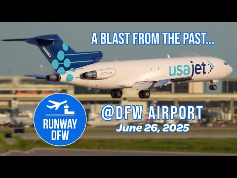 LIVE π΄ DFW Airport π Nightside plane spotting βοΈ Runway DFW - 6/26/25
